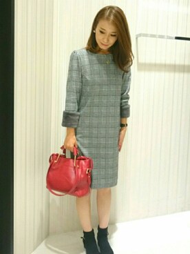 「OFUON le MK（オフオンルエムケー）のアイテム」を使った、Yamaさん（レディース・159cm）の秋コーディネート