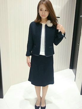 「OFUON le MK（オフオンルエムケー）のアイテム」を使った、Yamaさん（レディース・159cm）の冬コーディネート