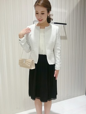 「OFUON le MK（オフオンルエムケー）のアイテム」を使った、Yamaさん（レディース・159cm）の冬コーディネート