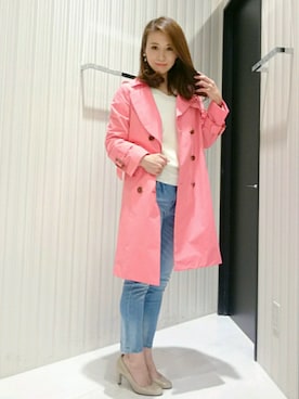 「OFUON le MK（オフオンルエムケー）のアイテム」を使った、Yamaさん（レディース・159cm）の冬コーディネート