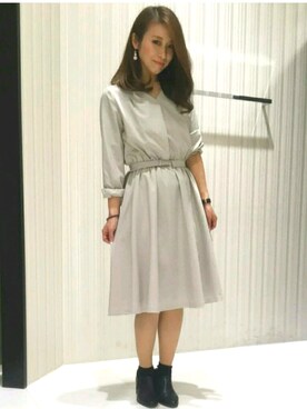 「OFUON le MK（オフオンルエムケー）のアイテム」を使った、Yamaさん（レディース・159cm）の冬コーディネート