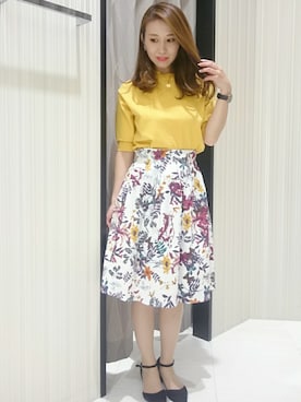 「OFUON le MK（オフオンルエムケー）のアイテム」を使った、Yamaさん（レディース・159cm）の春コーディネート