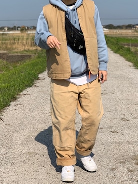 なかじまけんたさん（メンズ・176cm）の春コーディネート