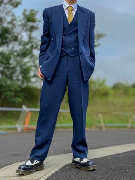 GIANNI VERSACEのネクタイを使った人気ファッションコーディネート - WEAR