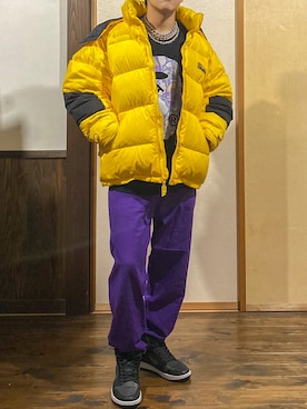 なかじまけんたさん（メンズ・176cm）の冬コーディネート