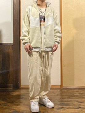 「L.H.P Private Brand（エルエイチピープライベートブランド）のアイテム」を使った、なかじまけんたさん（メンズ・176cm）の冬コーディネート