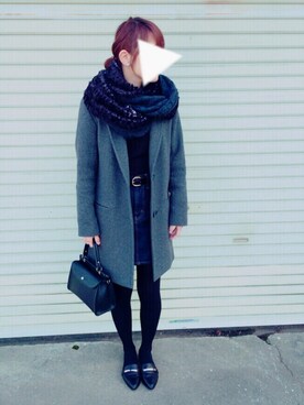 Mikakoさん（レディース・159cm）の冬コーディネート