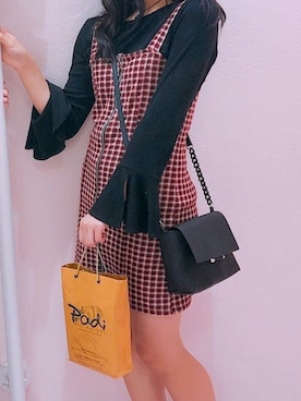 「お気に入りコーデ」｜「アイテム（ワンピース/ドレス）」を使った、うためろさん（レディース・154cm）の秋コーディネート