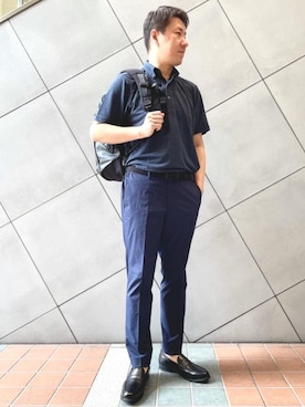 「ベーシック/トラッド」｜fukushima_yさん（メンズ・179cm）の夏コーディネート