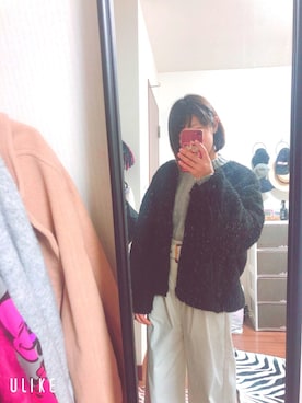 「フォロバ」｜「アイテム（ブルゾン）」を使った、＊ayari＊さん（レディース・150cm）の冬コーディネート