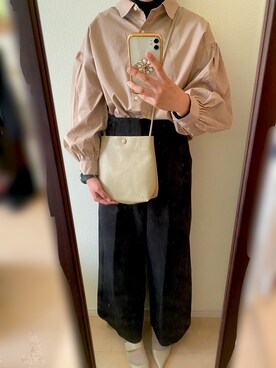 「CHARLES & KEITH（チャールズ & キース）のアイテム（スリッポン）」を使った、もんさん（レディース・164cm）の春コーディネート