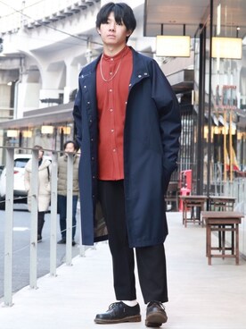「CASPER JOHN（キャスパージョン）のアイテム（その他アウター）」を使った、ゆーすけさん（メンズ・165cm）の冬コーディネート