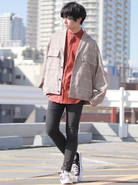 ゆーすけさん(メンズ・165cm)の春コーディネート