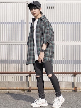 ゆーすけさん（メンズ・165cm）の夏コーディネート