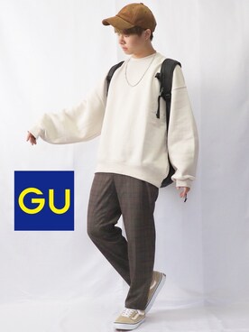 「ジーユーコーデ」｜「アイテム（その他）」を使った、ゆーすけさん（メンズ・165cm）の秋コーディネート