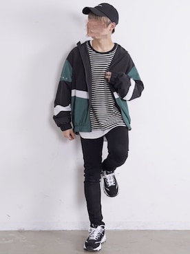 「MGV（エムジーヴィー）のアイテム（ジャケット/アウター）」を使った、ゆーすけさん（メンズ・165cm）の秋コーディネート