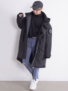 「URBAN RESEARCH Sonny Label（アーバンリサーチサニーレーベル）のアイテム（ダウンジャケット/コート）」を使った、ゆーすけさん（メンズ・165cm）の冬コーディネート