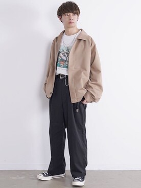 「CT70s」｜「アイテム（その他アウター）」を使った、ゆーすけさん（メンズ・165cm）の春コーディネート