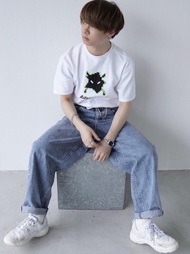 「ADER error」｜「アイテム（アクセサリー）」を使った、ゆーすけさん（メンズ・165cm）の夏コーディネート