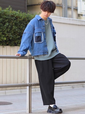 「yoke」｜「アイテム（その他）」を使った、ゆーすけさん（メンズ・165cm）の冬コーディネート