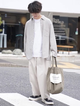 「Steven Alan」｜「アイテム（その他）」を使った、ゆーすけさん（メンズ・165cm）の春コーディネート