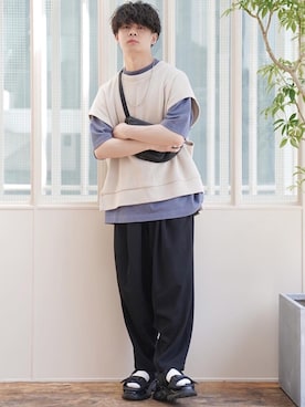 「Steven Alan」｜「アイテム（その他）」を使った、ゆーすけさん（メンズ・165cm）の春コーディネート