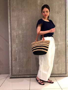 「interstaple」｜r_tomita さん（レディース・170cm）の夏コーディネート