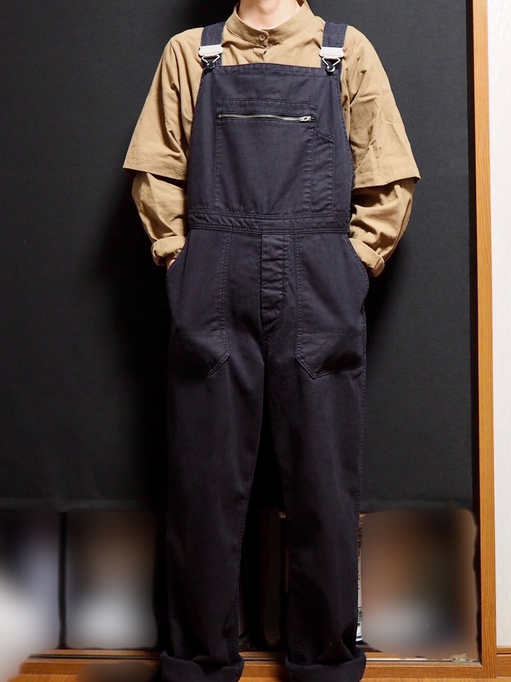 MHL. オーバーオール MHL. FADED COTTON TWILL OVERALLS 115NAVY〔メンズ〕 MHL.通販