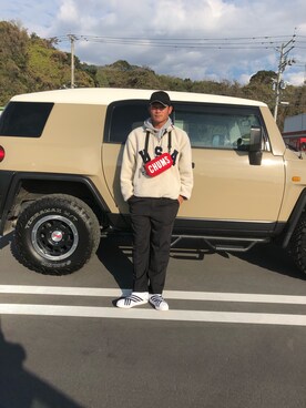 「SPINNS（スピンズ）のアイテム（ブルゾン）」を使った、DODGE 63912さん（メンズ・178cm）の冬コーディネート