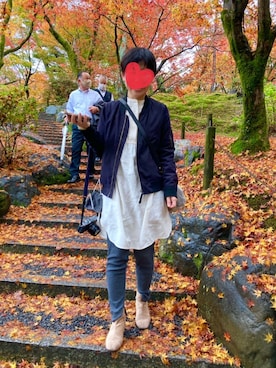 「FIKA（フィカ）のアイテム」を使った、Aさん（レディース・156cm）の秋コーディネート