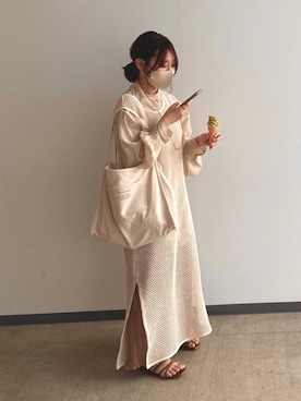 「chocomee（チョコミー）のアイテム（パンツ）」を使った、𝙴 𝚛 𝚒 𝚔 𝚊 さん（レディース・151cm）の夏コーディネート