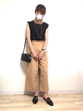 「Doシンプル部」｜「アイテム（その他シューズ）」を使った、yuiさん（レディース・160cm）の夏コーディネート
