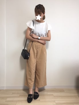 「Doシンプル部」｜「アイテム（その他シューズ）」を使った、yuiさん（レディース・160cm）の夏コーディネート