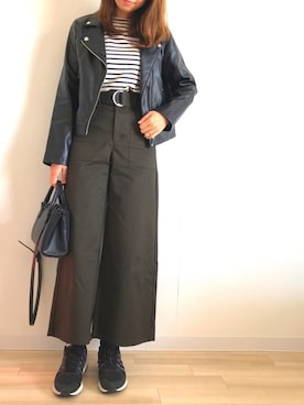 「ARROW（アロー）のアイテム（ジャケット/アウター）」を使った、yuiさん（レディース・160cm）の冬コーディネート