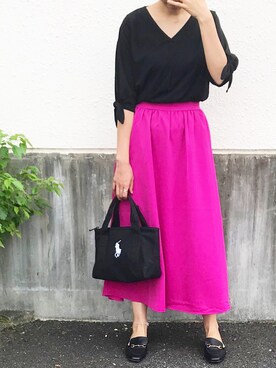 「Doシンプル部」｜「アイテム（その他）」を使った、yuiさん（レディース・160cm）の夏コーディネート