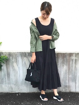 「Doシンプル部」｜「アイテム（その他）」を使った、yuiさん（レディース・160cm）の夏コーディネート