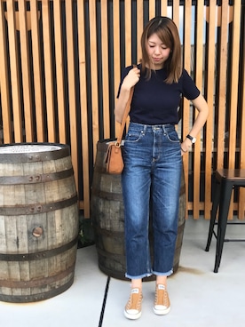 「Doシンプル部」｜「アイテム（その他）」を使った、yuiさん（レディース・160cm）の夏コーディネート