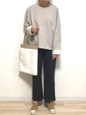 「Doシンプル部」｜「アイテム（その他）」を使った、yuiさん（レディース・160cm）の秋コーディネート