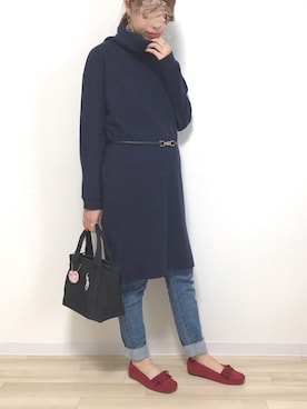「Doシンプル部」｜「アイテム（その他）」を使った、yuiさん（レディース・160cm）の冬コーディネート