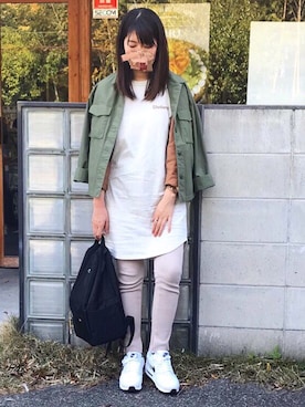 「Doシンプル部」｜「アイテム（その他）」を使った、yuiさん（レディース・160cm）の春コーディネート