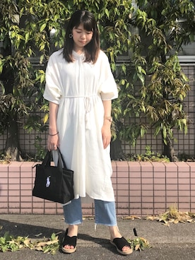 「Doシンプル部」｜「アイテム（その他）」を使った、yuiさん（レディース・160cm）の春コーディネート