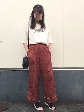 「Doシンプル部」｜「アイテム（その他）」を使った、yuiさん（レディース・160cm）の秋コーディネート