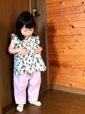 「sense of wonder（センスオブワンダー）のアイテム（トップス）」を使った、kaedeさん（キッズ・100cm）の冬コーディネート