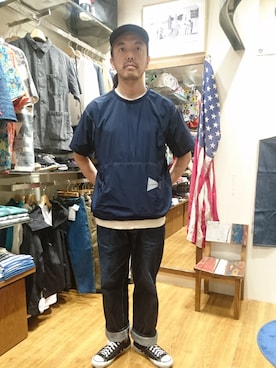 「and wander（アンドワンダー）のアイテム」を使った、atsushiさん（メンズ・172cm）の春コーディネート