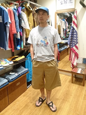 「TIGRE BROCANTE（ティグルブロカンテ）のアイテム」を使った、atsushiさん（メンズ・172cm）の夏コーディネート