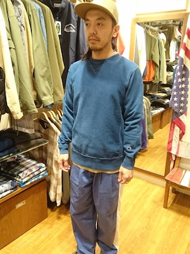 「BURLAP OUTFITTER（バーラップアウトフィッター）のアイテム」を使った、atsushiさん（メンズ・172cm）の冬コーディネート