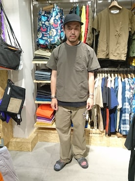 「BURLAP OUTFITTER（バーラップアウトフィッター）のアイテム」を使った、atsushiさん（メンズ・172cm）の春コーディネート