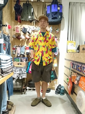 「BURLAP OUTFITTER（バーラップアウトフィッター）のアイテム」を使った、atsushiさん（メンズ・172cm）の春コーディネート
