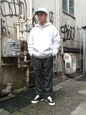 「BEAVER上野」｜atsushiさん（メンズ・172cm）の秋コーディネート