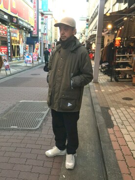 Barbour（バーブァー）の「and wander × Barbour/アンドワンダー